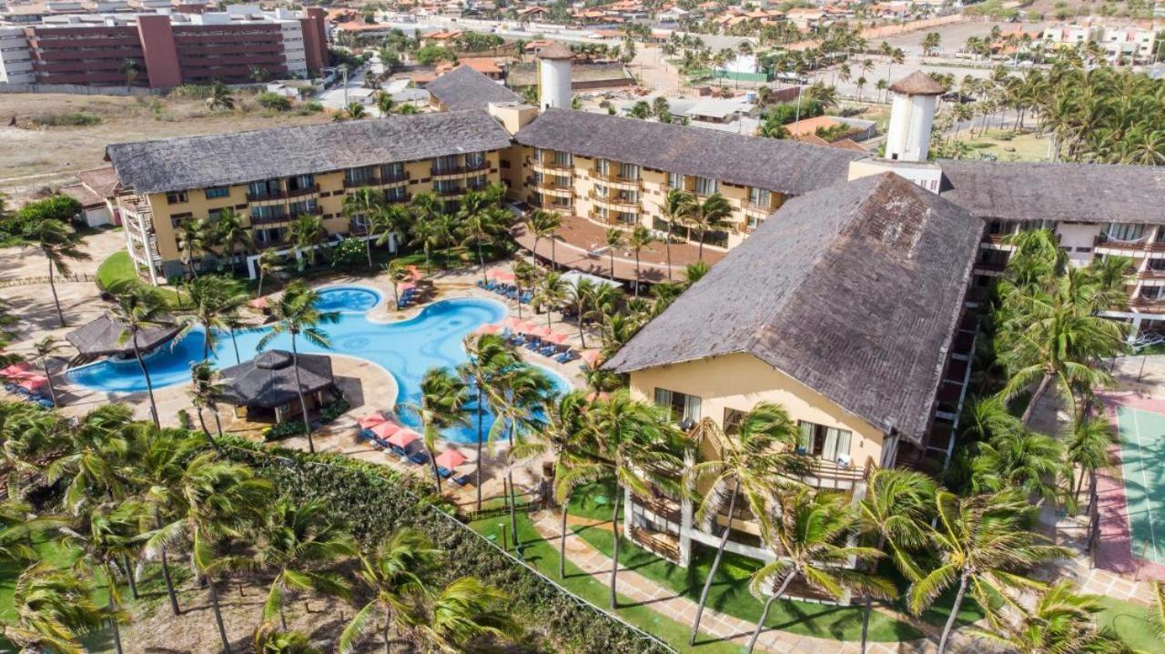 Apartamento Resort Ao Lado Do Parque Aquatico Porto Das Dunas - Pe Na Areia- Terreo Aquiraz Zewnętrze zdjęcie
